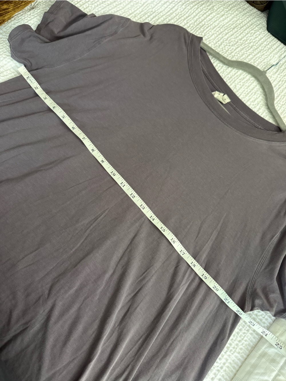 Lululemon Women's Shortsleeve Dress Size 12 Purple Gray Athleisure Casual Comfy - Picture 4 of 5